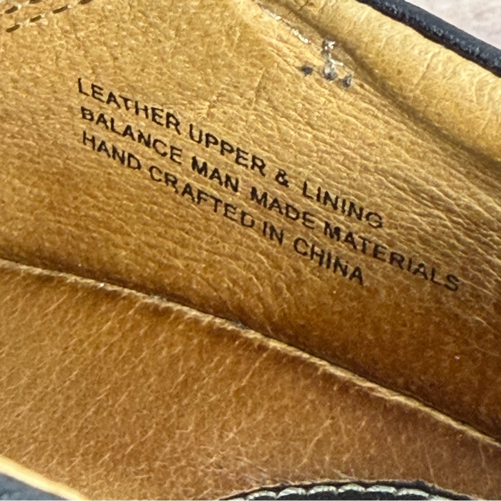 Born Black Slip-On Leather Casual Shoes - Size: 7 - Picture 7 of 8